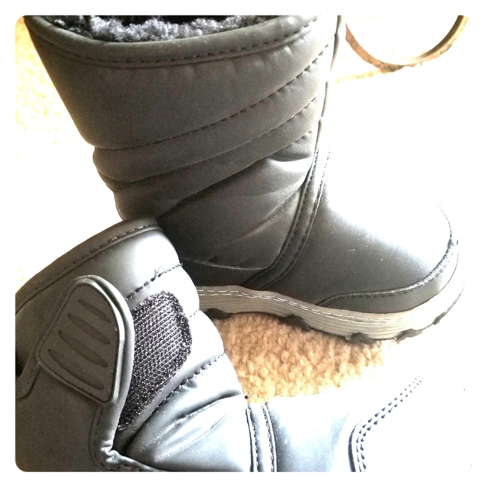 Infant Black Snow Boots